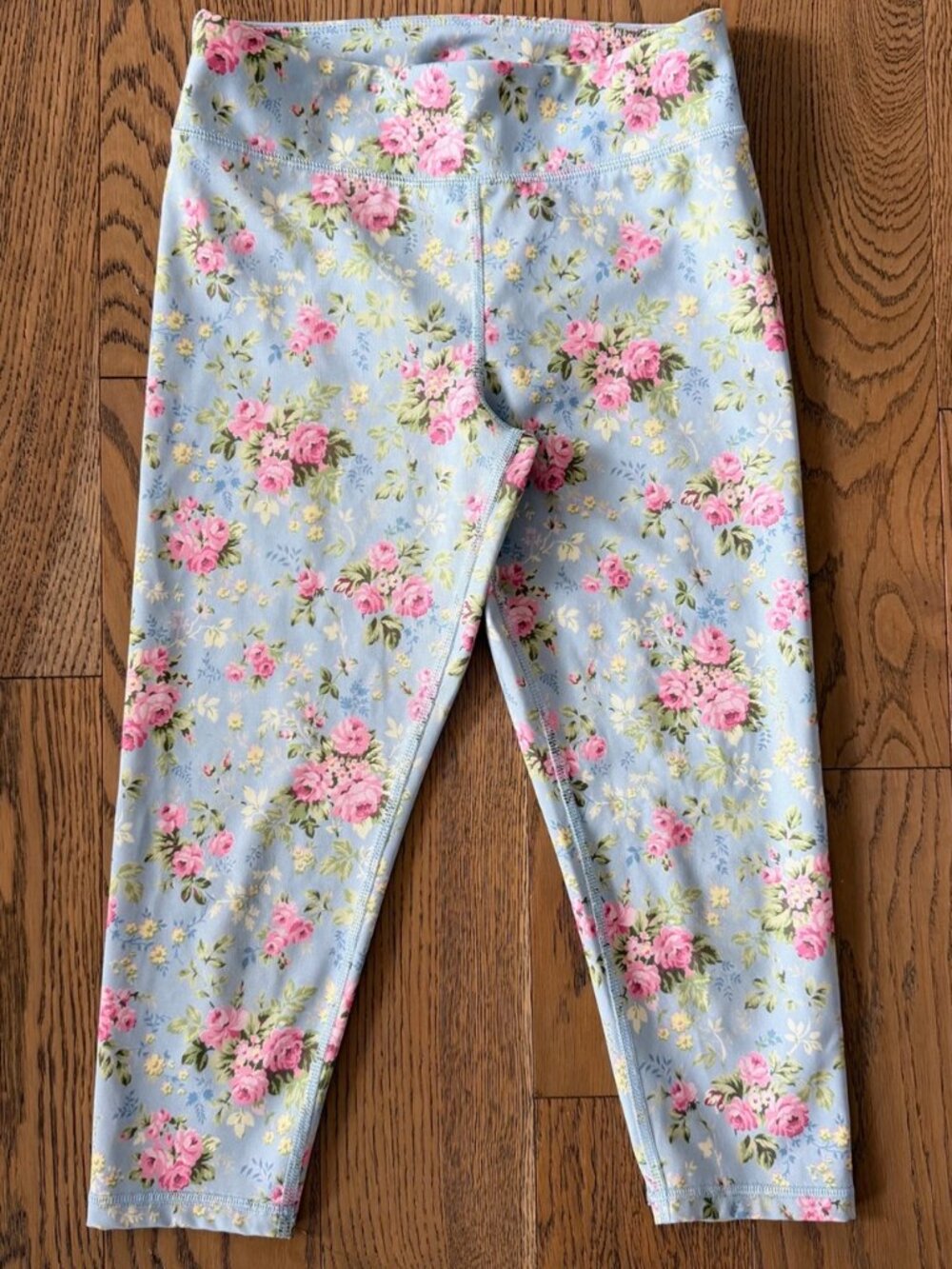 Polo Ralph Lauren Girls Floral Performance 3/4 Length Legging, size m (8-10)